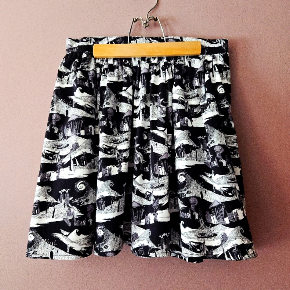 🎃 Nightmare Before Christmas Disney Skirt 29" Waist